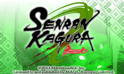Japanese 3DS Exclusive Use. W/Tracking Number USED Nintendo Senran Kagura  Burst